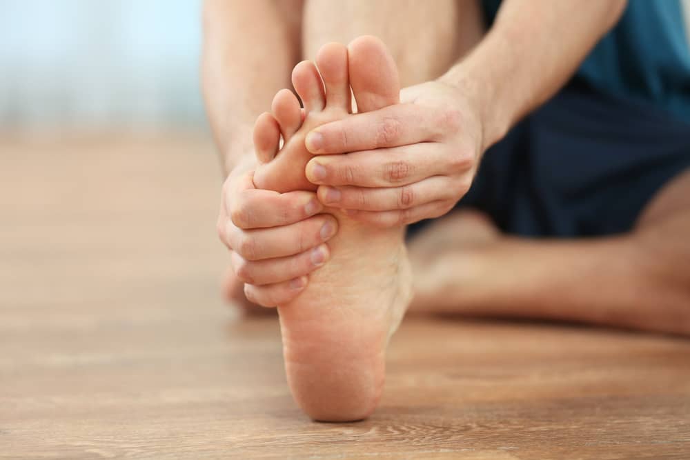 Patient with Plantar Fasciitis seeks treatment in los angeles and orange county.