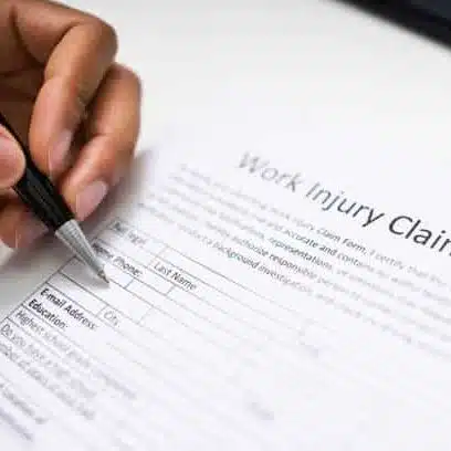  Worker Filling Federal Workers' Compensation Claims After Injury.
