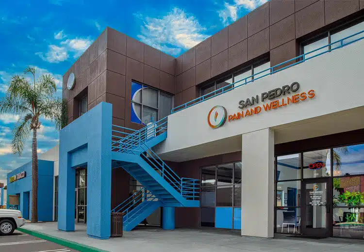 San Pedro Pain & Wellness chiropractic Office.